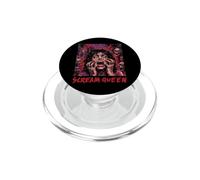 Scream Queen Humor Oscuro Pulp Horror Goth Glam Mujeres Adultas PopSockets PopGrip para MagSafe