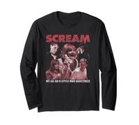 Scream We All Go A Little Mad Photo Collage Horror Movie Manga Larga