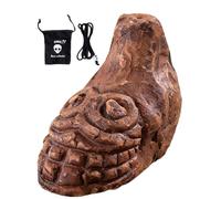 Scream Whistle - Loud Human Sounding Pottery Horn For Parties | Pottery Material with Retro Aztec Design, Human Screaming Whistles For Halloween Carnival April's Day Stage Performance