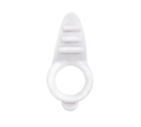 Screaming Anillo Vibrador, Color Blanco - 1 Anillo