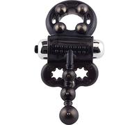 Screaming Anillo Vibrador, Color Negro - 1 Anillo