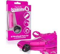 Screaming Panty Vibrador con Mando, Color Rosa - 1 Panty Vibrador