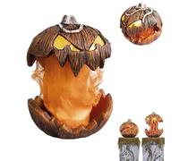 Screaming Pumpkin Head, Extendable Talking Mouth, Lifting Scary Light Up Pumpkins Lights, Realistic Sound, for Indoor Outdoor(1pcs)