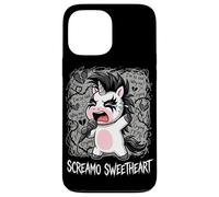 Screamo Corazón Unicornio Lindo Corazón EMO Carcasa para iPhone 13 Pro MAX