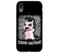 Screamo Corazón Unicornio Lindo Corazón EMO Carcasa para iPhone XR