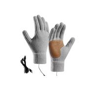 Screatouch - Guantes calefactables eléctricos con calentamiento rápido alimentado por USB y diseño no afectado de invierno para guantes calefactables antisciplies para adultos