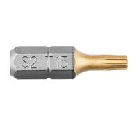 Scredriver bit TX15, 25 mm, 1/4", 2 unidades.