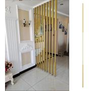 Screen Column Separation,Room Divider Square Gold Room Screens Partition Column, Customized Indoor Living Room Entrance Restaurant Doorway Separator Design, No Need To Dr-1pc Height-220cm/87in/7.22ft