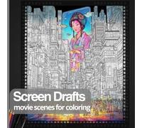 Screen Drafts: The Great Scenes Coloring Book