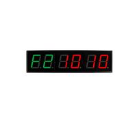 Screen Gym Timer 1.5 Inch Digits Count Down/ Timer Boxing Cycle Interval Clock Stopwatch Fitness Training US Plug