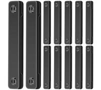 Screen Magnet Clips, Self-Adhesive Fasteners, 12-Piece Set, 7.7x1.3x0.8cm, Secure Door Closure, Easy Install Design, for Home, Patio, Rv, Hotel, School, Bedroom, Cabinet Use Commercial Settings