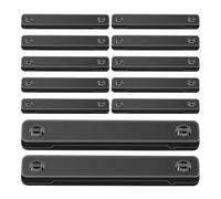 Screen Magnets, 12 Pieces Magnet Strip, 3.03x0.51x0.31 inches Adhesive Backed Hardware, Sturdy Window Fasteners, Easy Installation Kit for Nursery, Apartment, School Use