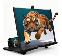 Screen Magnifier for Cell Phones - 12 Inch Amplifier for Movies, Videos, and Gaming - Perfect for Seniors Reading and Enjoying Content