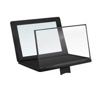 Screen Magnifier Phone, Projector Amplifier 12 Inch, Adjustable Screen Enlarger, Foldable Stand Mirror for Movie TV Game Travel Home Entertainment Mobile Device Viewing Amplifier Desktop Gadget