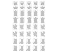 Screen Patch Repair Kit - 40X Window Screen Repair Tape,Self-Adhesive Heavy-Duty Hardware with Patterns Replacement for RV Screening Maintenance Porch Tent Home