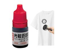 Screen Printing Paint - 5 ml Photosensitive Textile Ink, impermeable Eco-Friendly | High Opacity Screen Printing Ink, Water-Based Fabric Inks For Home Clothing Ribbon Decor Use