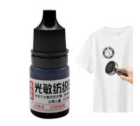 Screen Printing Paint - 5 ml Photosensitive Textile Ink, Waterproof Eco-Friendly | High Opacity Screen Printing Ink, Water-Based Fabric Inks For Home Clothing Ribbon Decoration Use
