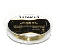 Screen Separation Wire, Lcd Glass Repair Cord, 5x5x1cm/1.97x1.97x0.39 Inches Precision Cutting Tool, Ultra-Thin Saw, 328ft Spool Length, Cellphone Laptop Tablet Use for Home