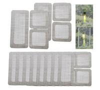 Screen Tape - 10 Piece Window Mesh Patch, Adhesive Door Netting Ribbon, Protective Screen Covering | Repair Sealing Strip Attachment For Home Bedroom Living Room Porch Outdoor Patio Balcony Area