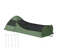 Screen Tent, Portable Sleeping Net Shelter, Instant Setup Double Zipper, Size About 220x105x75cm Ultra Fine Mesh Canopy, Breathable Camping Gear, for Travel