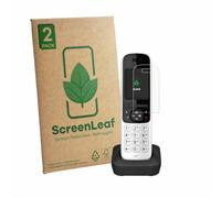 ScreenLeaf Protector Pantalla para Panasonic KX-TGH723 | 2 Unidades Transparente Protección Pantalla Made in Germany Película Ultra Transparente Anti-Arañazos