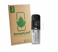 ScreenLeaf Protector Pantalla para Panasonic KX-TGU432 | 2 Unidades Transparente Protección Pantalla Made in Germany Película Ultra Transparente Anti-Arañazos