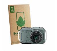 ScreenLeaf Protector Pantalla para Ricoh Pentax WG-1000 | (Lente) 2 Unidades Transparente Protección Pantalla Made in Germany Película Ultra Transparente Anti-Arañazos