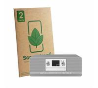 ScreenLeaf Protector Pantalla para TechniSat Digitradio 372 CD | 2 Unidades Transparente Protección Pantalla Made in Germany Película Ultra Transparente Anti-Arañazos