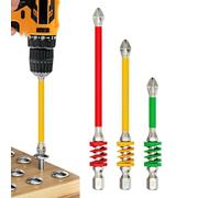 Screw Bits For Drill | Anti-Drop Screwdriver Bit | Multiple Applications Spring Drill Attachment Optimized For Construction, Home, Electrician, Plumbing, Mechanic, Carpentry, Automotive