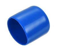 Screw Covers Caps, 15pcs Rubber End 16mm ID Vinyl Round Cap Cover Thread Protectors Blue(Blue,24mm)