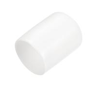Screw Covers Caps, 15pcs Rubber End 16mm ID Vinyl Round Cap Cover Thread Protectors Blue(White,14mm)