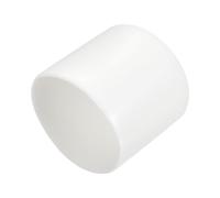 Screw Covers Caps, 15pcs Rubber End 16mm ID Vinyl Round Cap Cover Thread Protectors Blue(White,26mm)