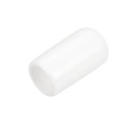Screw Covers Caps, 15pcs Rubber End 16mm ID Vinyl Round Cap Cover Thread Protectors Blue(White,7.5mm)