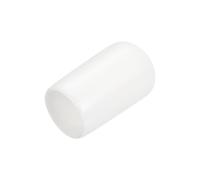 Screw Covers Caps, 15pcs Rubber End 16mm ID Vinyl Round Cap Cover Thread Protectors Blue(White,8mm)