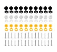 Screw Covers Caps, Hinged Nails Cover, Waterproof Dustproof Design, Pop On Closure, Pipe Caps for Cabinet, Automotive, Home Improvement, Industrial, Wire Management, 0.51x0.2 Inches