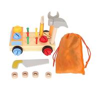 Screw Driver Board Car Safe Educational Toy for Kids Early Learning Sensory Development Boys Girls Wooden Construction Play