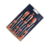 Screw Driver Set Non-Slip Rubber Handle Slotted Hand Tools