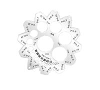 Screw Gauge | Stainless Steel Precision Thread Pitch Measuring Ruler