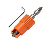 Screw Holder Bit - 2-Pieces Spring-Load | Woodworking Screw Holder With Hex Wrench For Carpentry And Furniture, Positioning Heads For Cabinet And Closet, Sturdy; Perfect For Precise One-Hand Driving