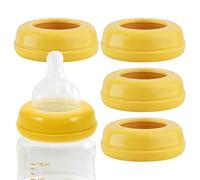 Screw Ring - PP, 2.36×2.36×0.79in Nipple Ring Easy-Install | Durable Bottle Collar, Protective Feeding Accessory For, Daily Use, Travel, Home Feeding, Daycare