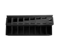 Screw Size Organizer, Automatic Bolt Case, M3 Hardware Divider Tool Kit Sorting Organizer, Study Workshop Container, for Nuts Nails Screws Garage Home Repair Parts Management Use