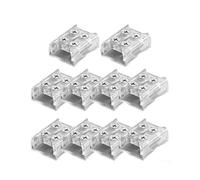 Screw Terminal Connectors for LED Strips Pack Of Ten, 8mm Strip To Strip, for Various Lighting Needs