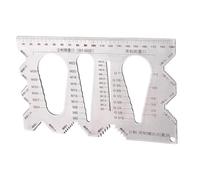 Screw Thread Gauge - Screw Size Checker, Quick Precise Portable Bolt Measuring Tool, Screws Size Identifier Gauge | Screws Sizes Measurement Gauges For Projects, Workshop, Outdoor Work, Mechanics