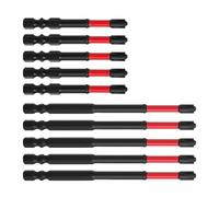 Screwdriver Bit Set, 10 Pieces Multipurpose Steel Driver Bits, Precision Screw Removal Tool Electrician Tasks for Installation Repair Home Improvement Projects, 2.55x4.33in
