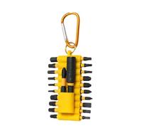 Screwdriver Bit Set, 22 Pieces Professional S2 Steel Driver Bits with Black Finish, Compact Durable Tools for Electronics Repair Car Construction DIY Projects Home Maintenance