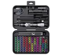 Screwdriver Bit Set, Precision Magnetic Screwdriver Kit, 132-Piece Tool Set, Hardware Tool Set, Storage Box Screwdriver Set, Mobile Phone Repair Kit, Glasses Repair Tool, Computer Screwdriver Set