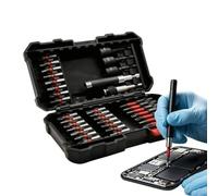 Screwdriver Bit Set, Precision Magnetic Tool, Driver Repair Kit, Compact Mechanic Accessory, Size 37 Piece, for Electronics Bike Car Home Mechanic Work Woodworking Construction DIY Projects Routine