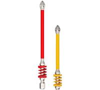 Screwdriver Bits, 2 Pieces Magnet, Enhanced Magnetism Anti-Slip Design Precision Fit Durable Build, Tough Tips for Technician Mechanic Furniture Drywall Home Concrete Craft Household Building
