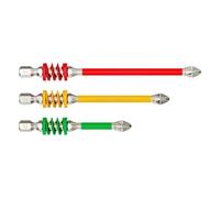 Screwdriver Drill Bits, Anti Drop Bit Set, Precision Drill Attachment, Sturdy High Torque Design, Power Tool Accessory for Carpentry, Mechanic, Automotive, Industrial, and Construction, Multicolor