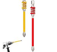 Screwdriver Drill Bits Set, 2 Pieces Magnetic Screwdrivers Bit Sets, 3.54 Inch Tough Anti Slip Tips with Spring & Household Technician Work, Electrician Tools for Concrete, Metal, Building, Furniture